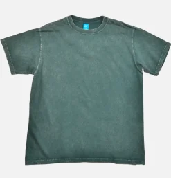 Vintage Dye Crew Tee Dark Green