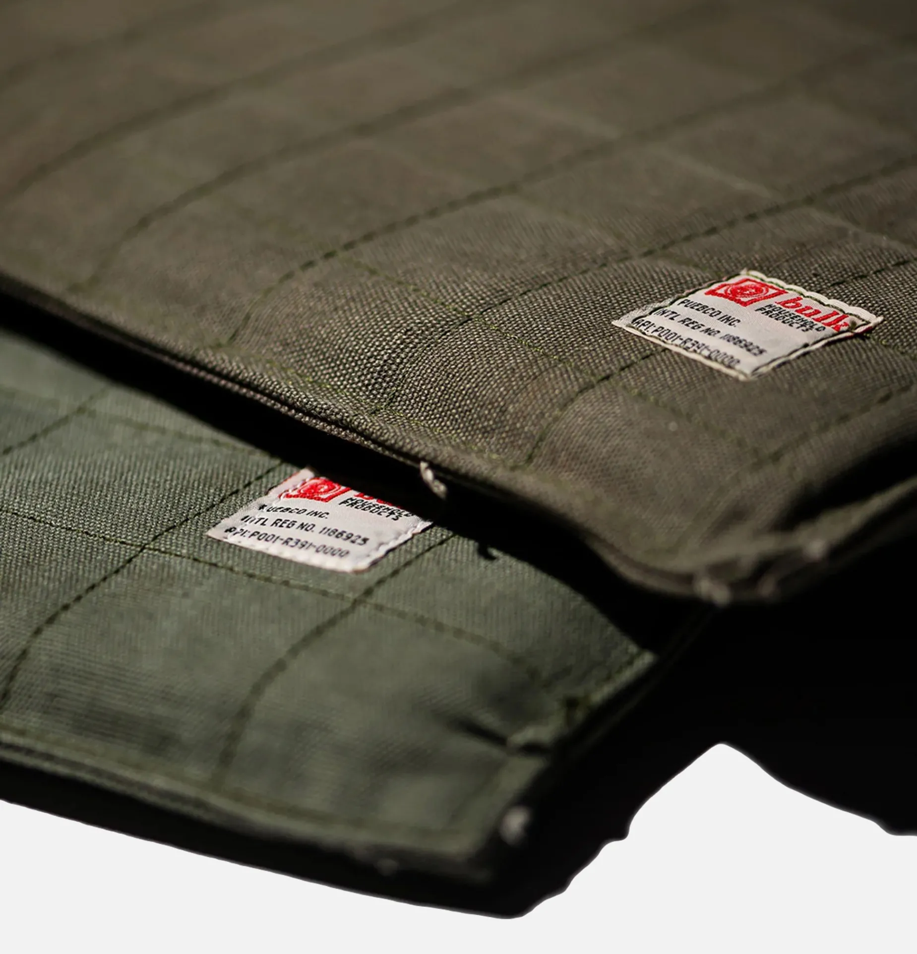 Vintage Tent Seat Cushion Vert