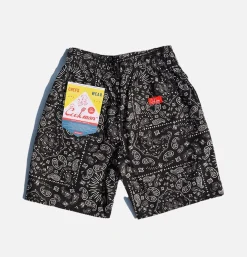 Waiters Short Paisley Black