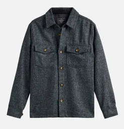 Wool Field Over Shirt Grey