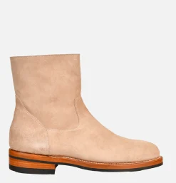 Zip Boots Dark Sand