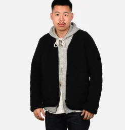 Zip Up Vee Cardigan Mole